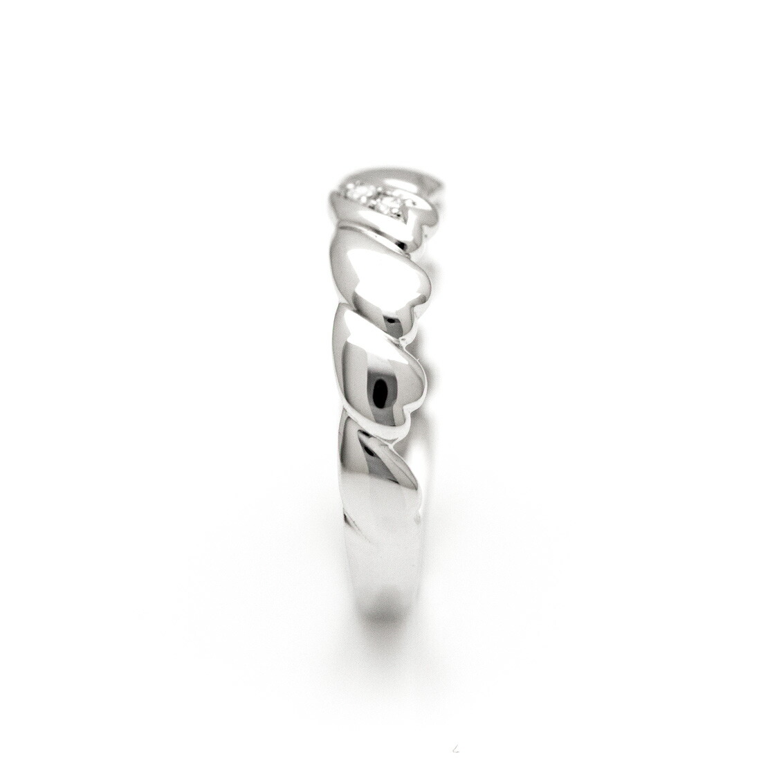 umu -アム- FINE JEWELRY STUIDIOキュービックジルコニア ハートモチーフ リングsv0339_y.jpg