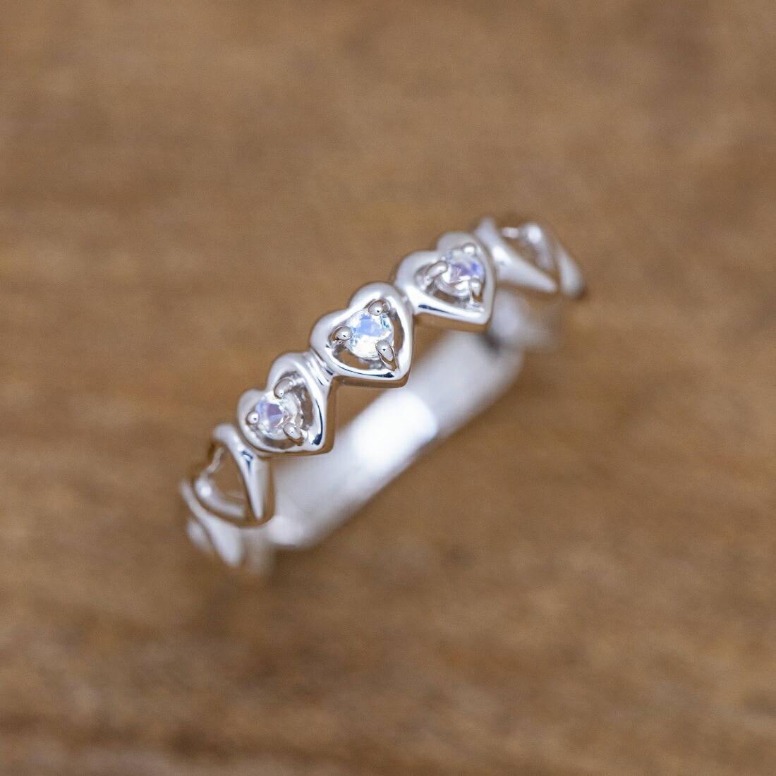 umu -アム- FINE JEWELRY STUIDIOブルームーンストーン ハートモチーフ リングsv1023_1.jpg