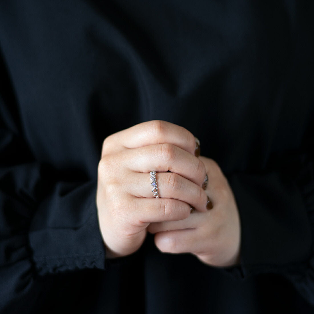 umu -アム- FINE JEWELRY STUIDIOブルームーンストーン ハートモチーフ リングsv1023_i.jpg