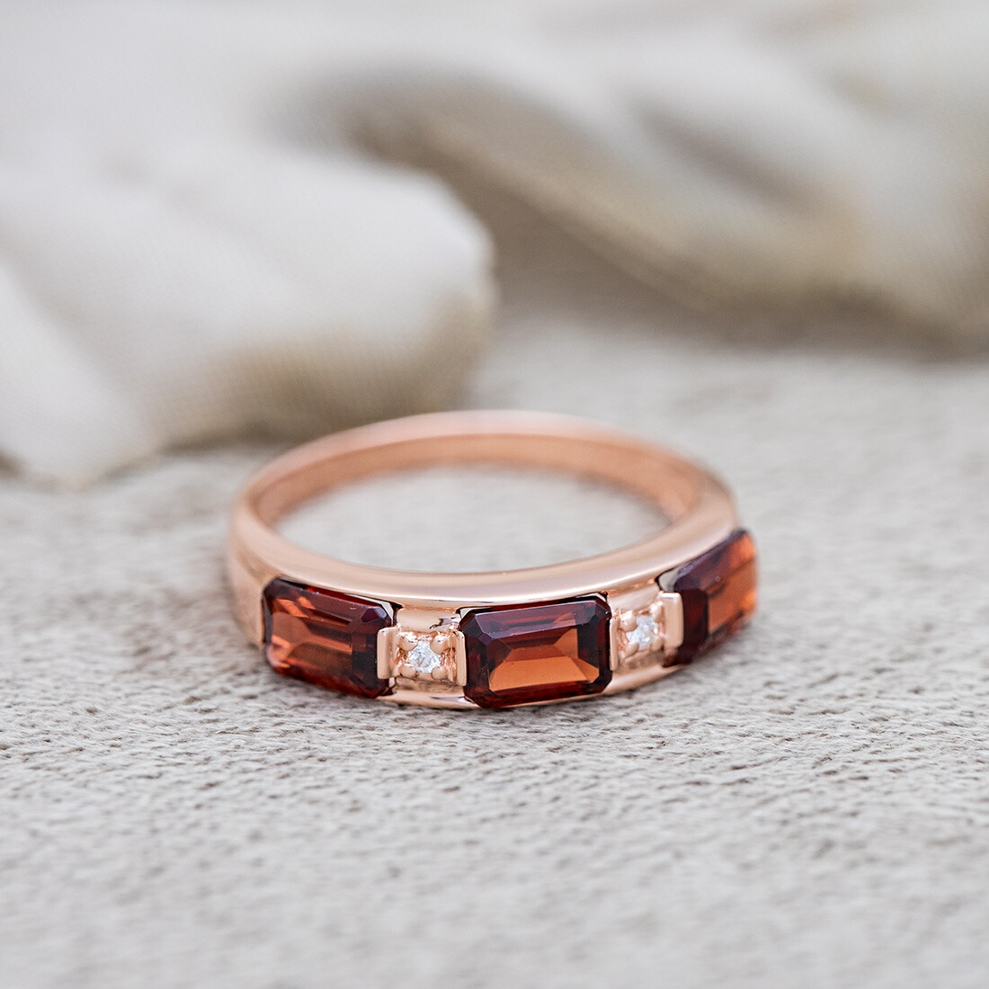 umu -アム- FINE JEWELRY STUIDIOガーネット キュービックジルコニア リングsv1264_1.jpg