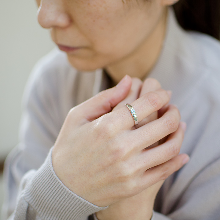 SV925 ブルージルコン リング[商品番号:SV1426] | umu -アム- FINE