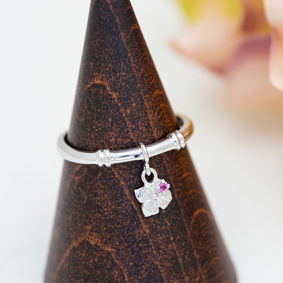 umu -アム- FINE JEWELRY STUIDIOピンクサファイア フラワーモチーフ リングsv1720_1.jpg