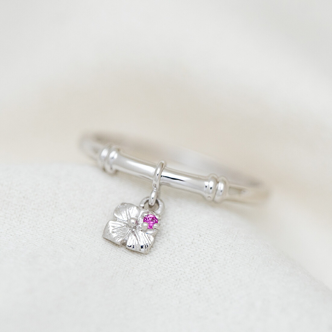 umu -アム- FINE JEWELRY STUIDIOピンクサファイア フラワーモチーフ リングsv1720_kanban2.jpg
