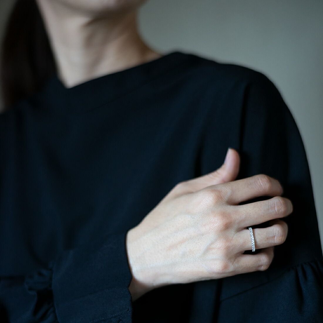 umu -アム- FINE JEWELRY STUIDIOキュービックジルコニア フルエタニティリングrg1008_i3.jpg