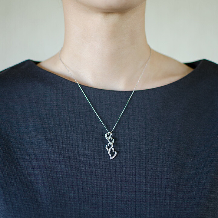 umu -アム- FINE JEWELRY STUIDIOダイヤモンド ハートモチーフ ペンダントpn0133_i2.jpg