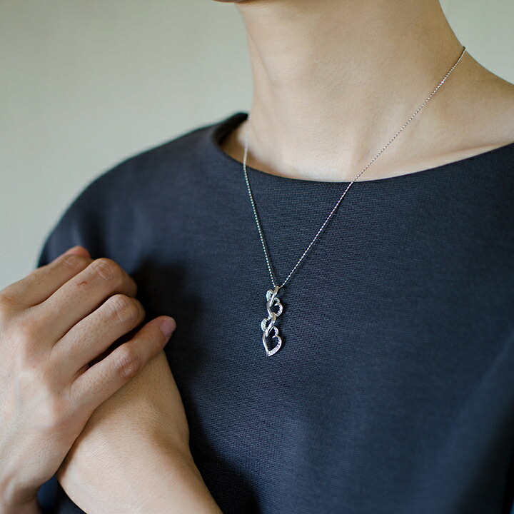 umu -アム- FINE JEWELRY STUIDIOダイヤモンド ハートモチーフ ペンダントpn0133_i3.jpg