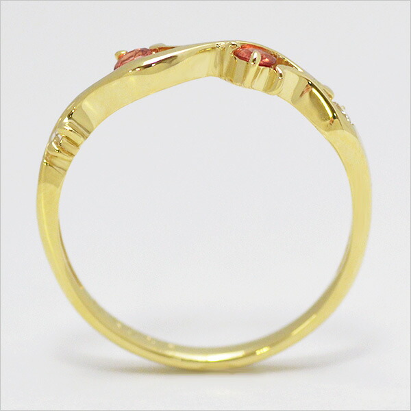 umu -アム- FINE JEWELRY STUIDIOオレンジサファイア キュービックジルコニア リングimgrc0069776344.jpg